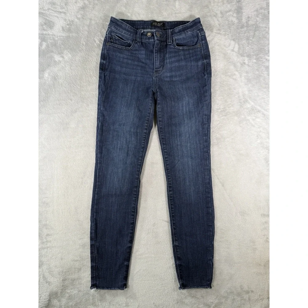 Judy Blue Jeans‎ Womens 3/26 Blue Denim Skinny Fit Dark Wash